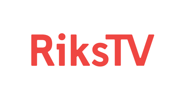 RiksTV logo i rød farge